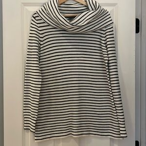 French Connection Baby Soft Striped Cowl Neck Sweater‎